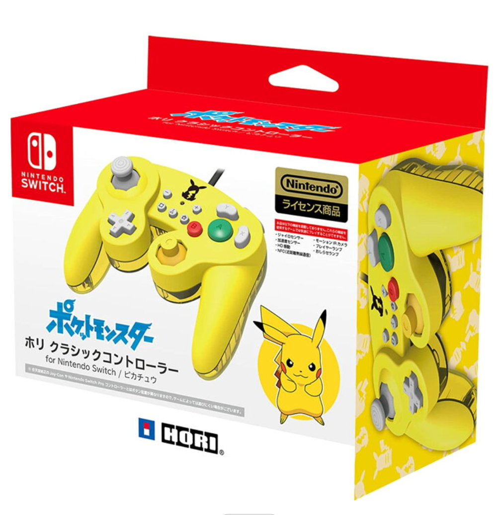 〖New〗 〖shipping not included〗Pokemon Hori Classic Controller   〖新品〗〖送料別〗ポケットモンスター  ホリ クラシックコントローラ