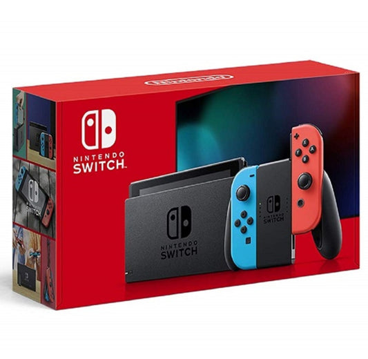 Nintendo Switch 本体〖新品〗〖送料別〗 (ニンテンドースイッチ) Joy-Con(L) ネオンブルー/(R) ネオンレッド (バッテリー持続時間が長くなったモデル) 任天堂 本体 ゲーム機